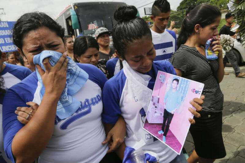 Funeral del estudiante Gerald Velázquez