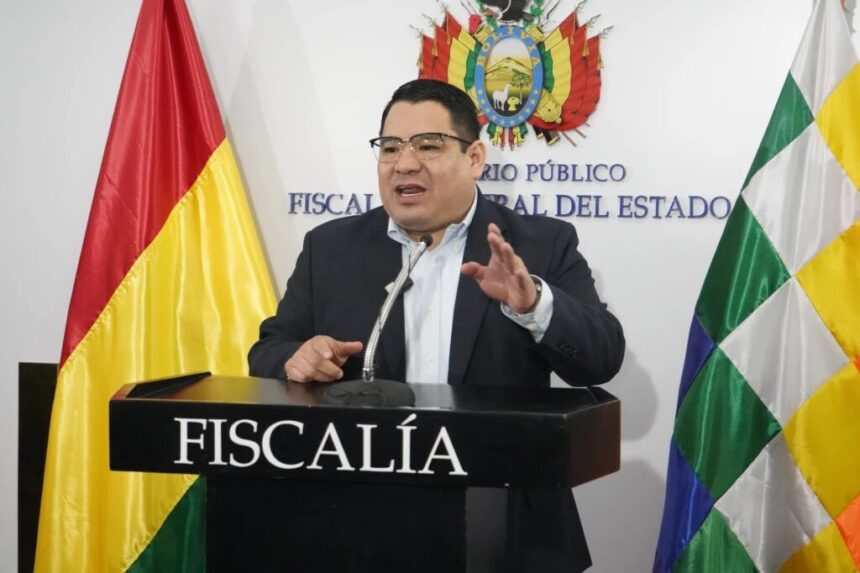 Roger Mariaca. Fiscal General del Estado.
